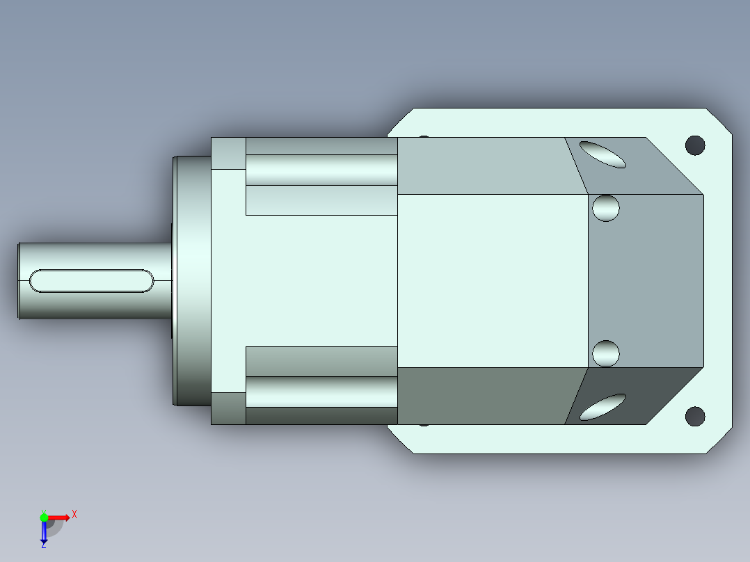 直齿ZPLX142-L1 42-114.3-200-M12.stp俯视图