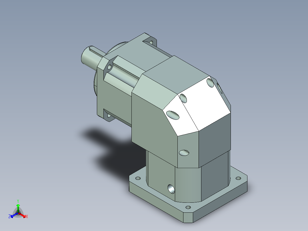 直齿ZPLX142-L1 42-114.3-200-M12.stp正等轴测图
