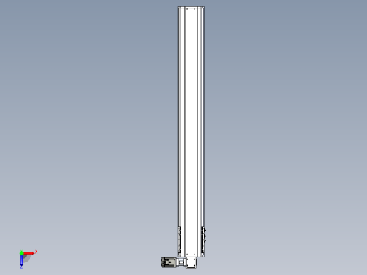 东锦同步带传动-直线滑台模组DH210B-L150-S1650-BL-P750W-C3俯视缩略图