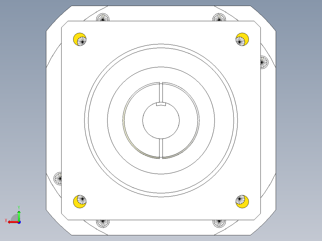 直齿PLX142-L2 24-100-150-M10后视图
