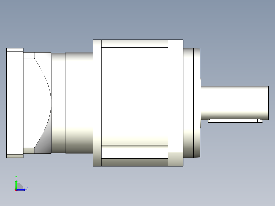 直齿PLX142-L2 24-100-150-M10左视图