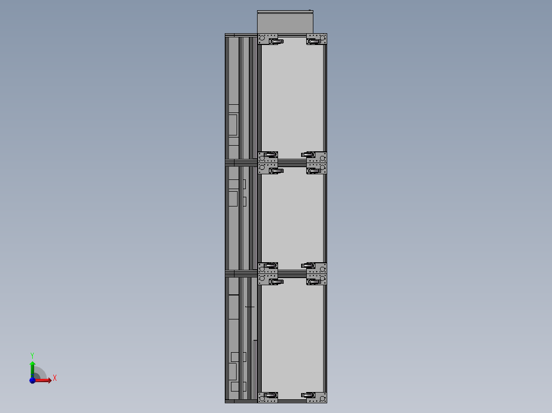 小型接触器自动组装线出图可加工前视图