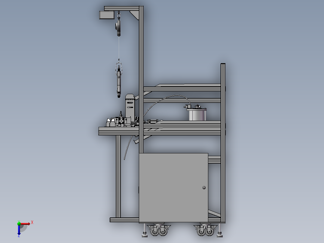 小型接触器自动组装线出图可加工俯视图
