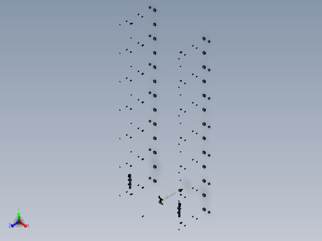 桥式起重机结构正等轴测图