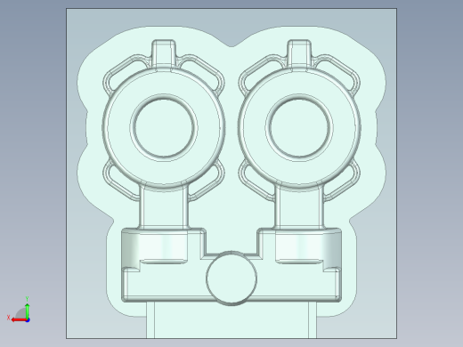 3寸蝶阀覆膜砂模具图1477755==50后视缩略图