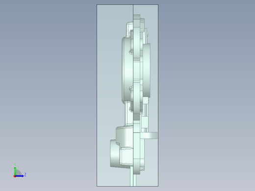 3寸蝶阀覆膜砂模具图1477755==50左视缩略图