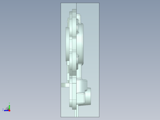 3寸蝶阀覆膜砂模具图1477755==50右视缩略图
