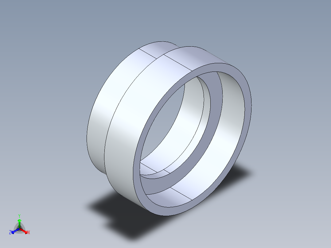 船舶管路系统S18_SeaDrainPLUS_ReducerBushing-SxS_37E187535_4x3in Sea Drain Plus - Reducing Bushing - SxS主视图