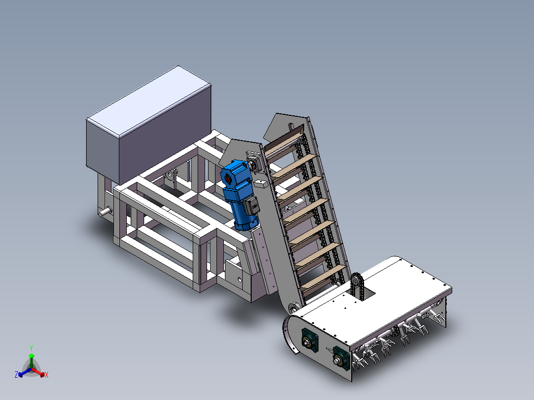 道路清粪清理车 道路车模型100正等轴测图