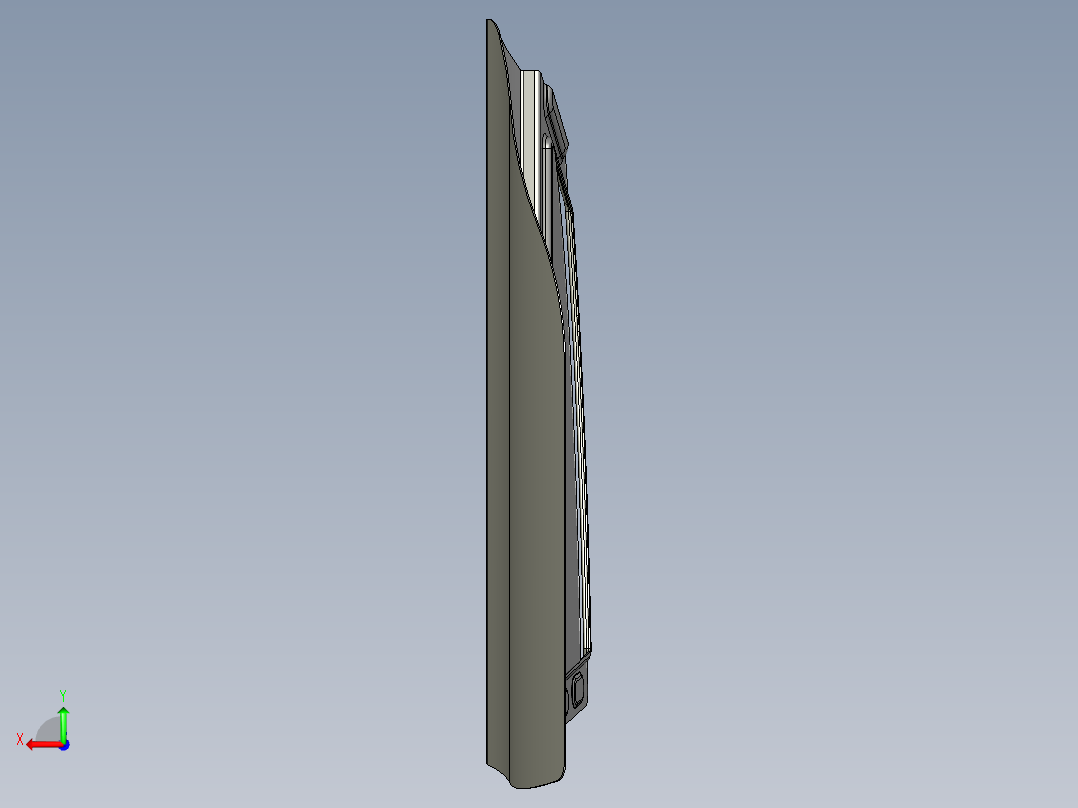 跑车门--stp后视图