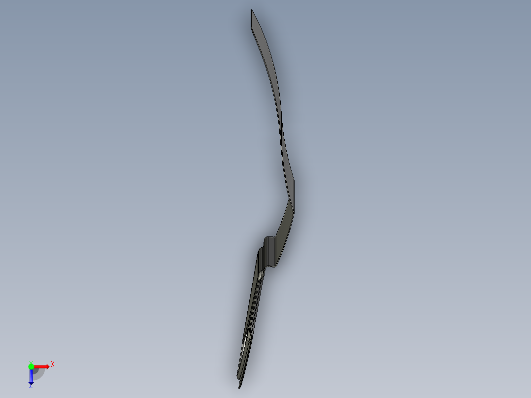 跑车门--stp俯视图