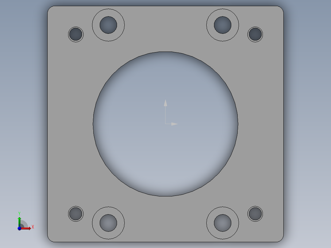 模组KK-86-F6 57步进电机.SLDPRT前视图