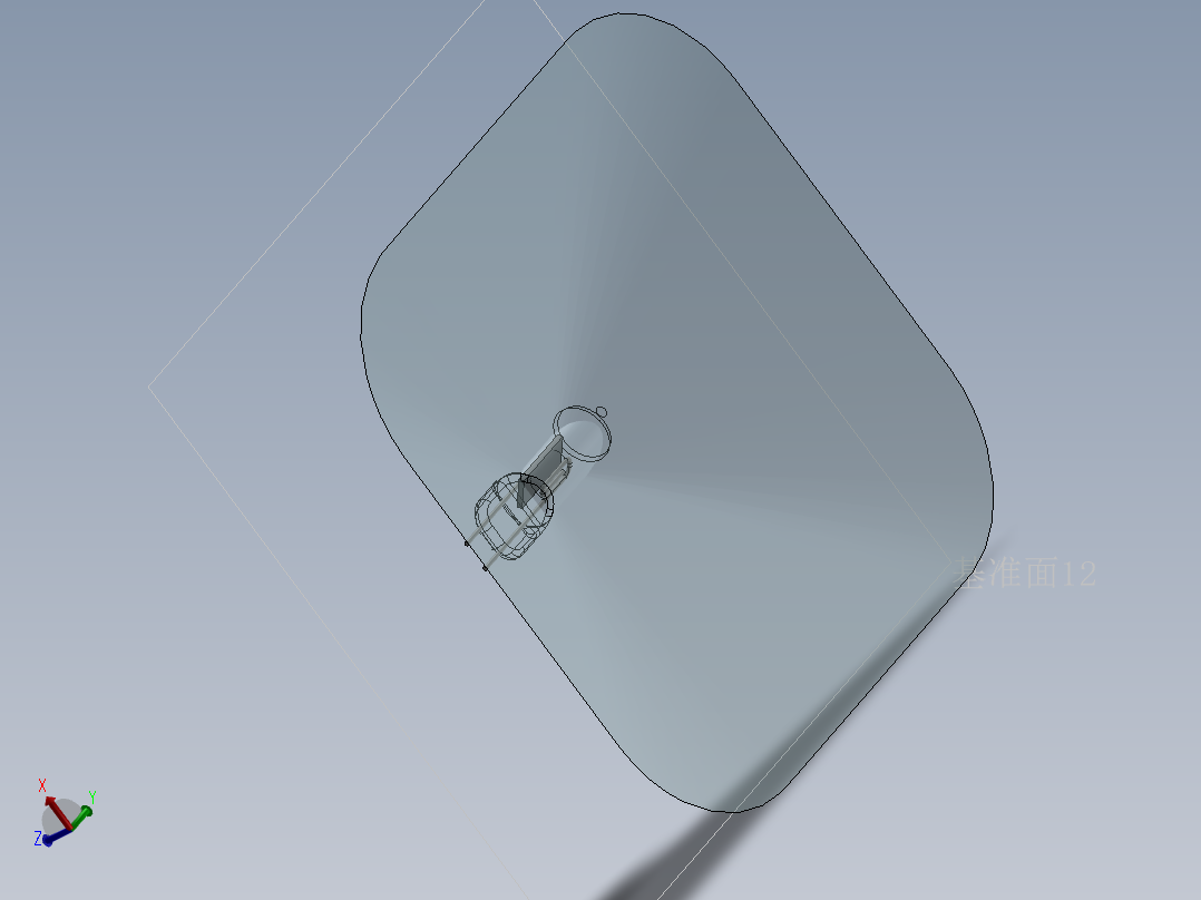 紫外传感器主视图