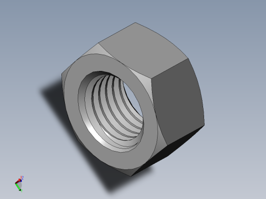 DIN 934 螺母-M16 Nut.SLDPRT