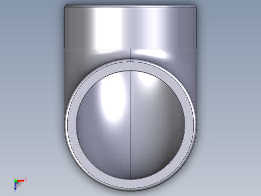 1GIFV 90°肘与溶剂焊接插座和BSP螺纹母端R俯视缩略图