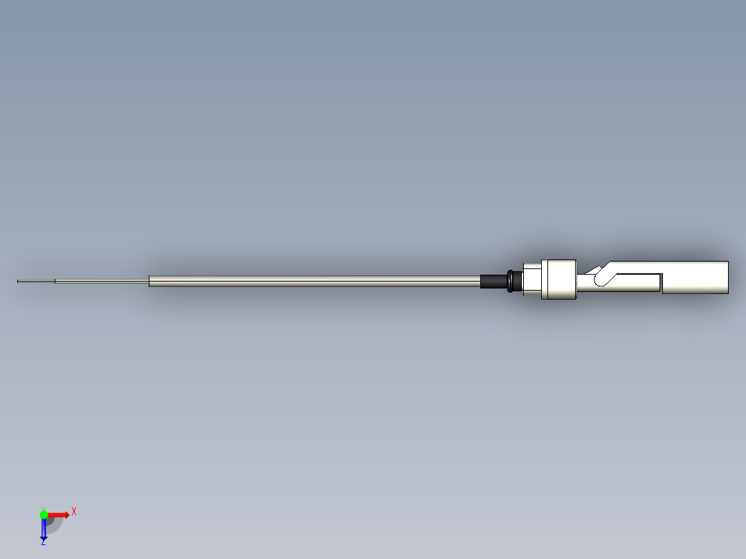 超声波设备-PVDF-BODY-CABLE-0.5in-BSP俯视图