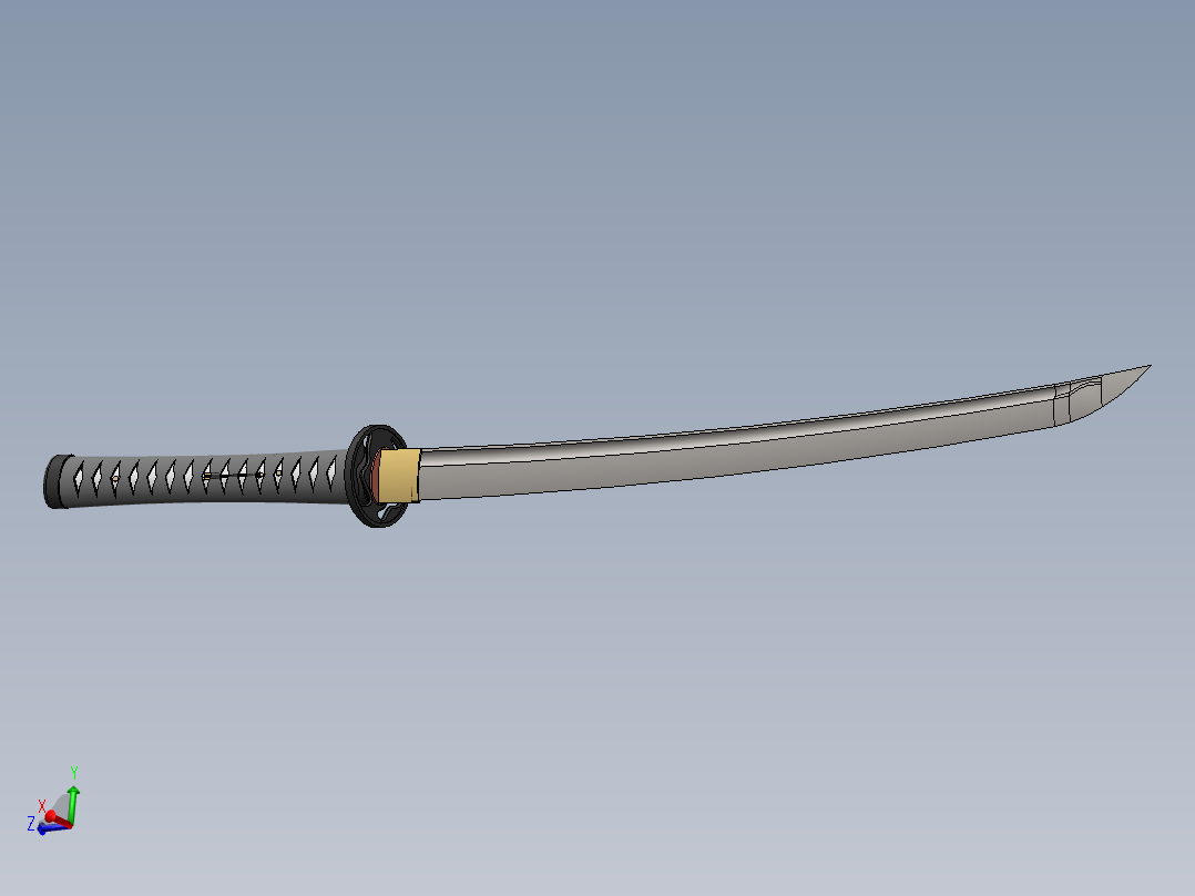 剑、宝剑(114)主视图