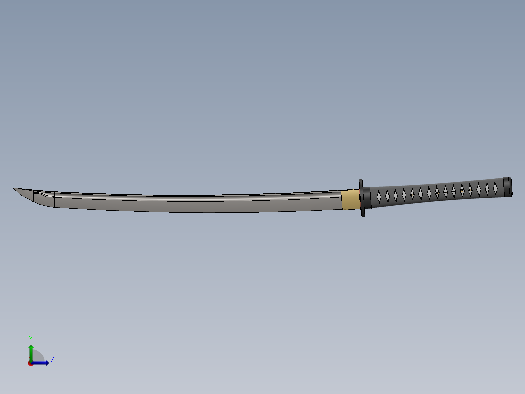 剑、宝剑(114)左视图