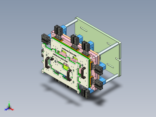 AAPB0-TRIM-笔记本CNC工装夹具三维模型CNC5-0302正等轴测缩略图