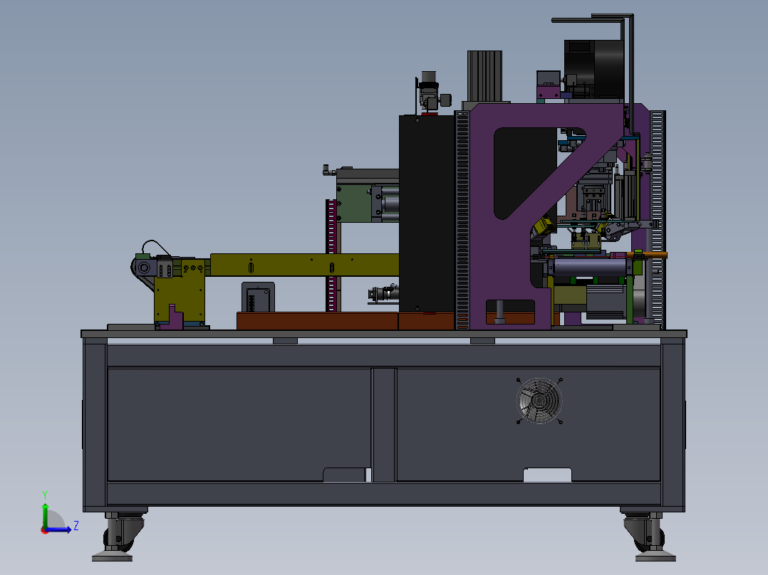 手机电池漏液检测设备sw18左视图