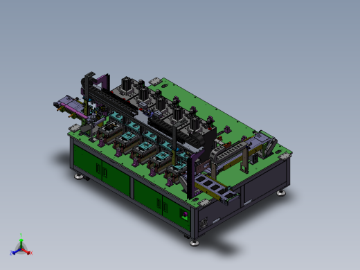 手机电池漏液检测设备sw18正等轴测缩略图