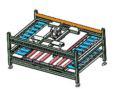 双层运动滚筒输送线sw17可编辑