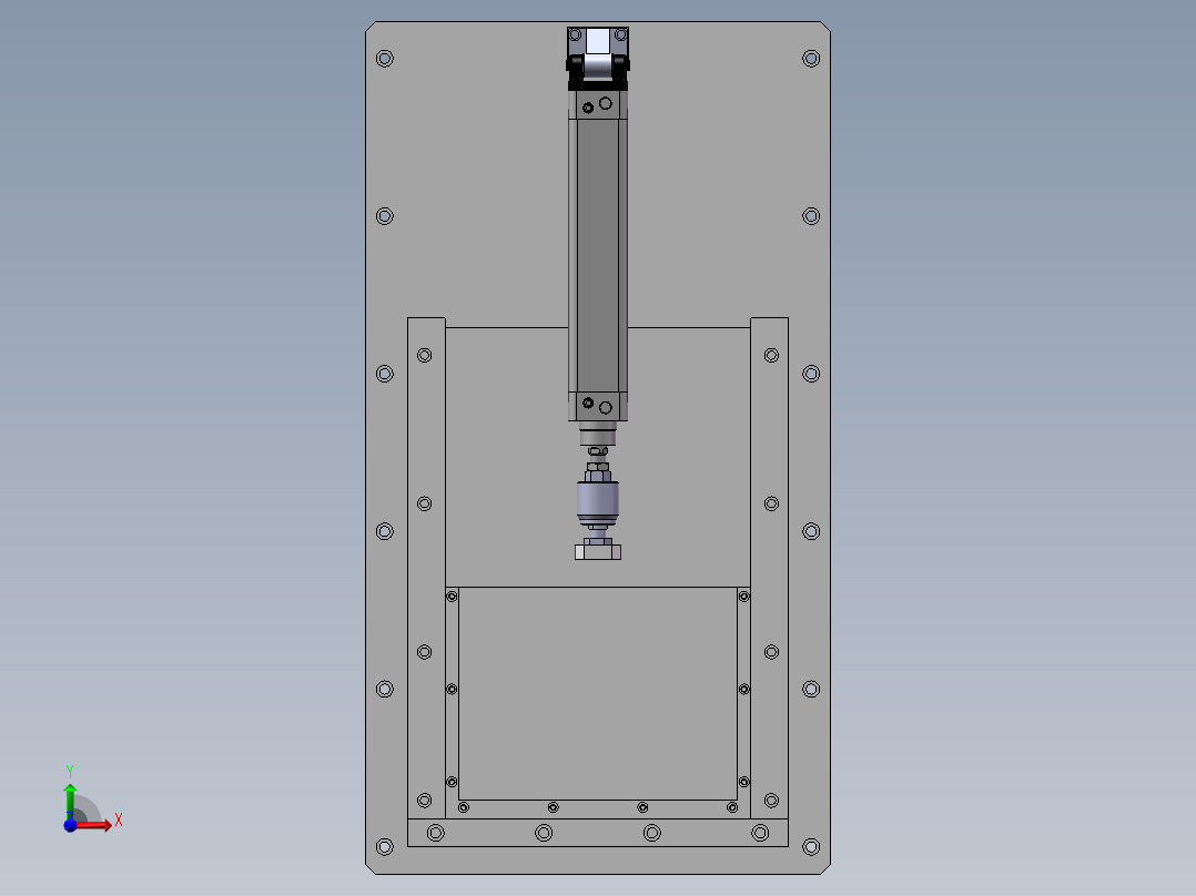 防爆传递窗前视图