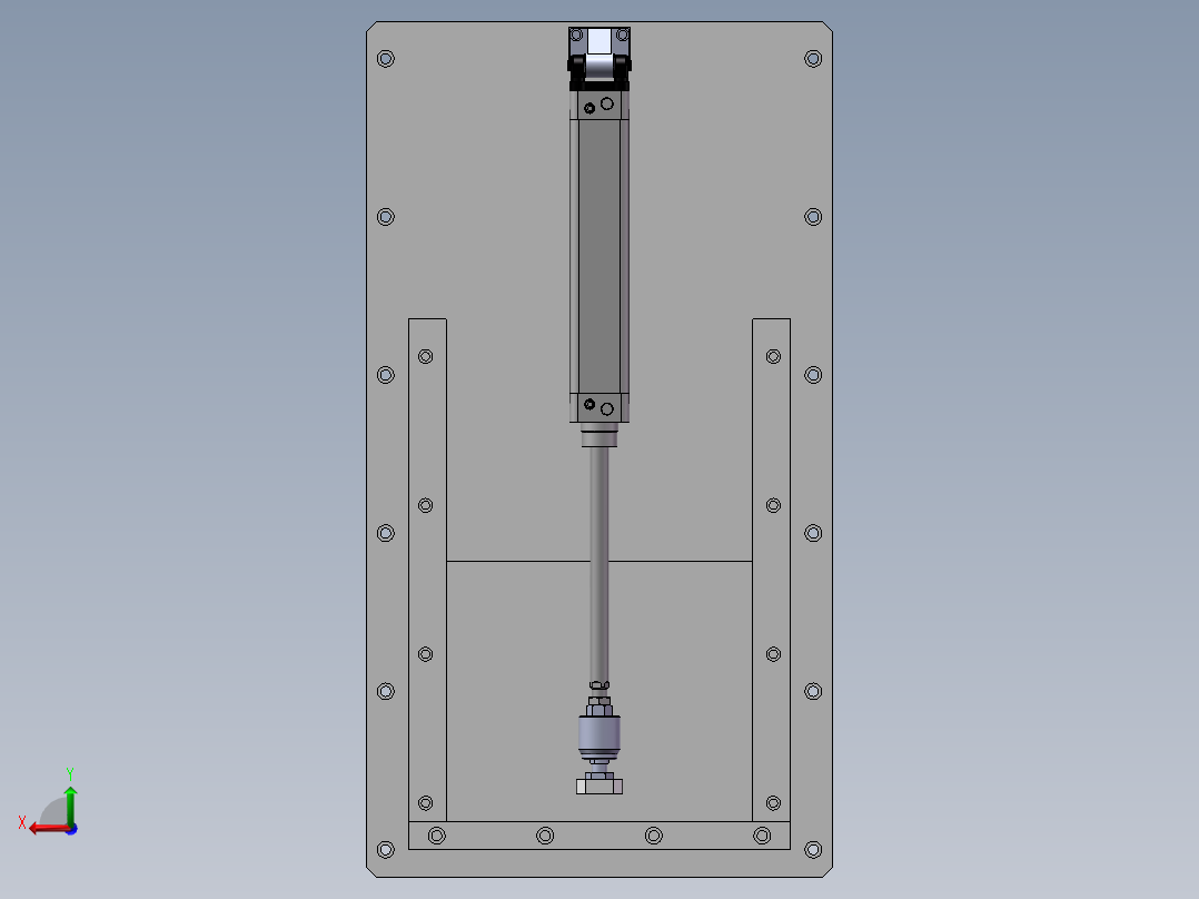 防爆传递窗后视图