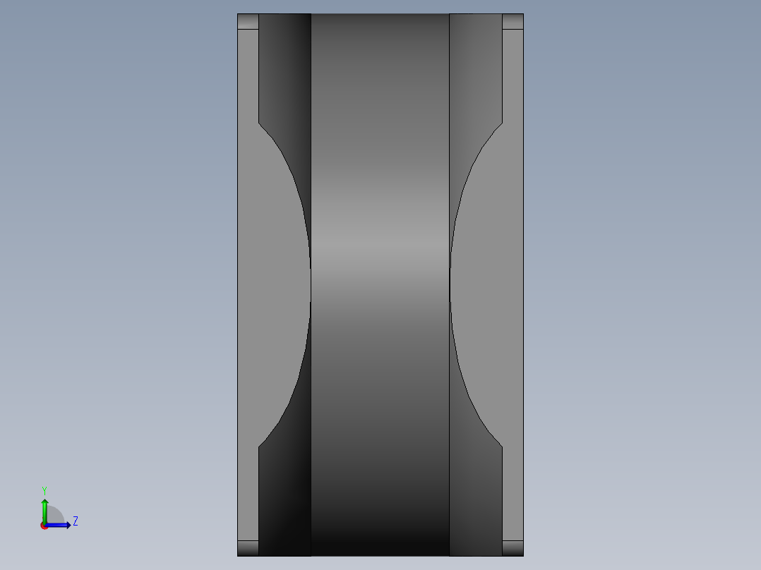 扇热风扇80mm左视图