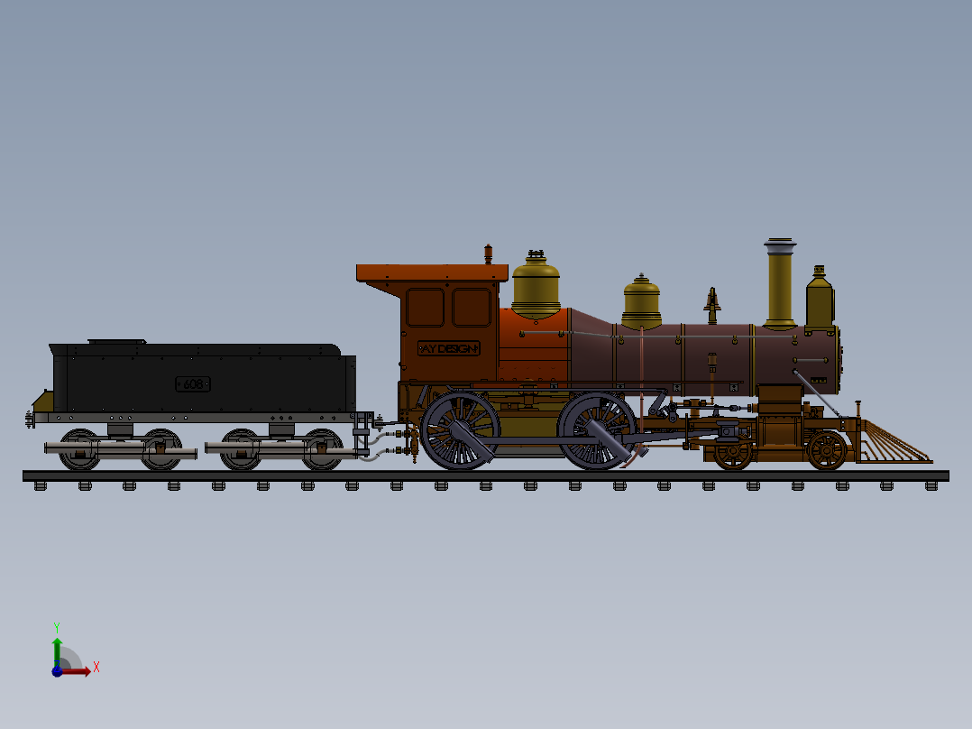 火车、动车、高铁(4)前视图