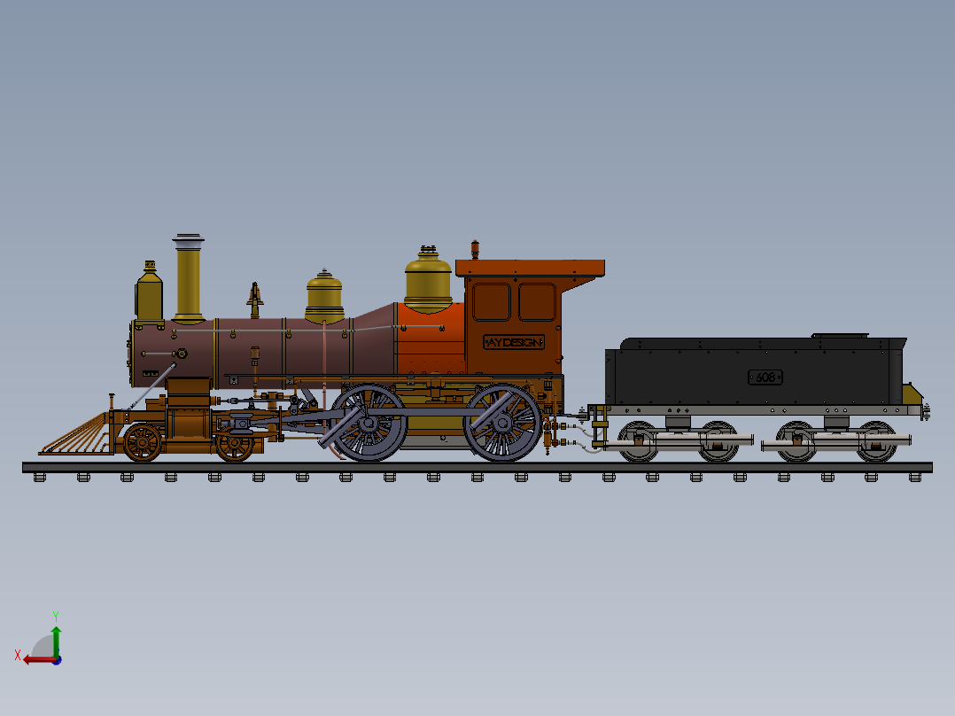 火车、动车、高铁(4)后视图