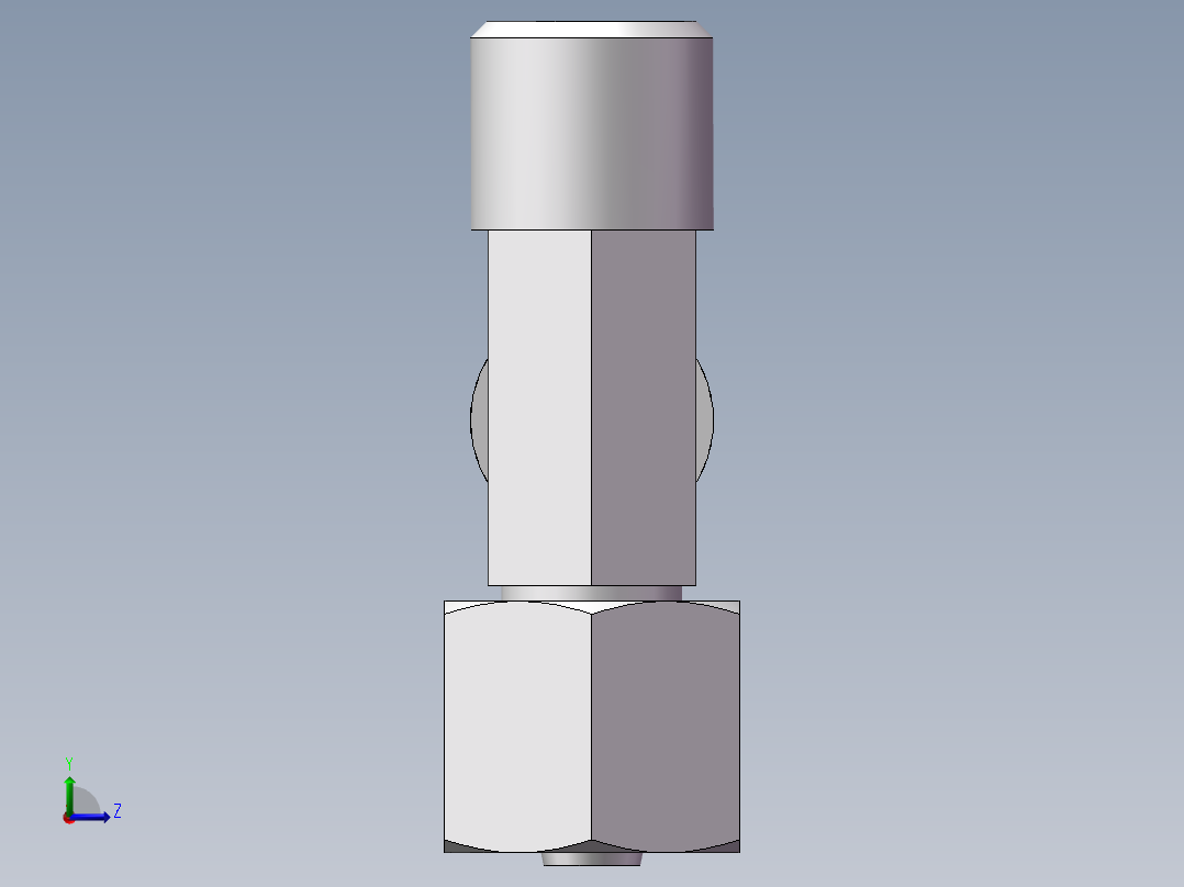 CC+CD 三通组合接头、CD-14左视图