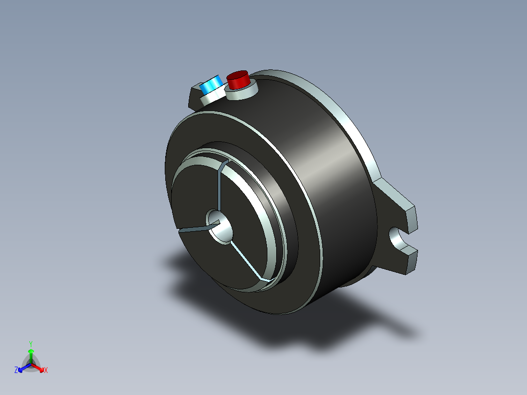 精益管 (74)正等轴测图