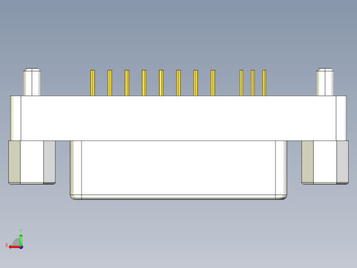 A0002514-DS1091-02 或 CA-29DVISIV-A-2 DVI 垂直安装插座后视缩略图