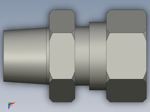 SK-T6(R18)卡套直通接头俯视缩略图