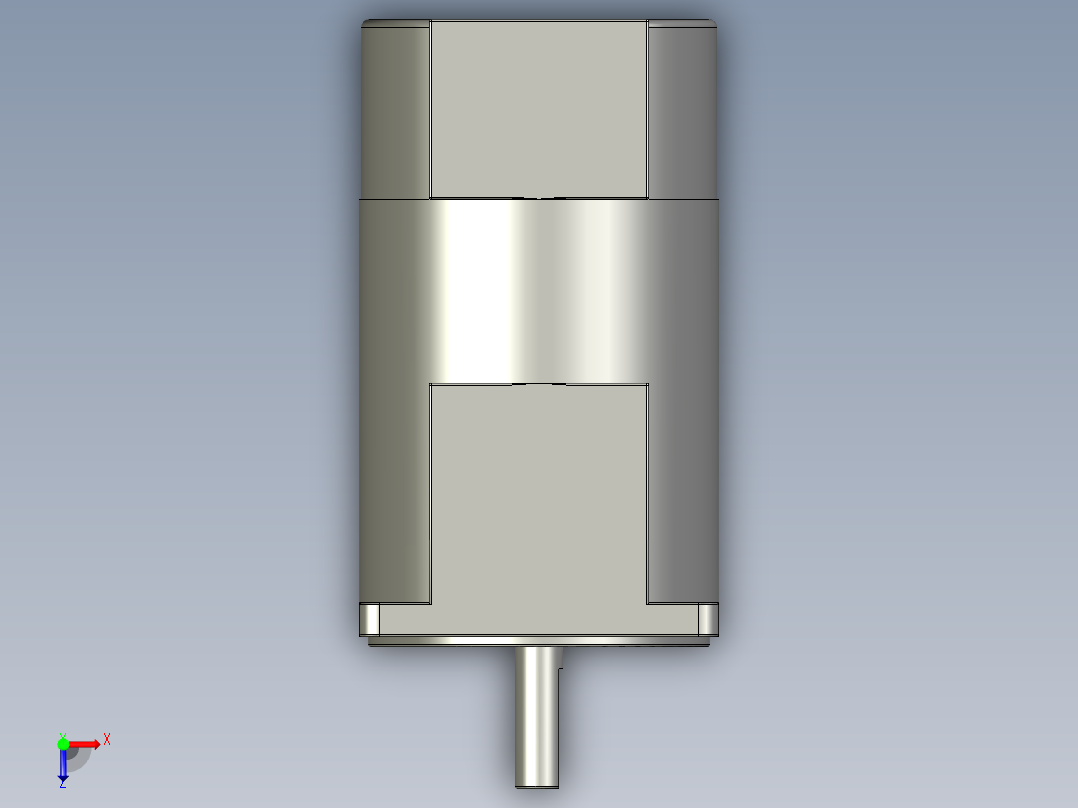 90W-120W调速电机俯视图