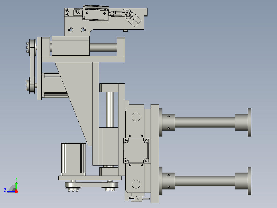 三坐标校正右视图