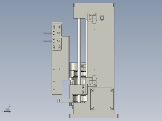 模组载流片组装预焊装置后视缩略图
