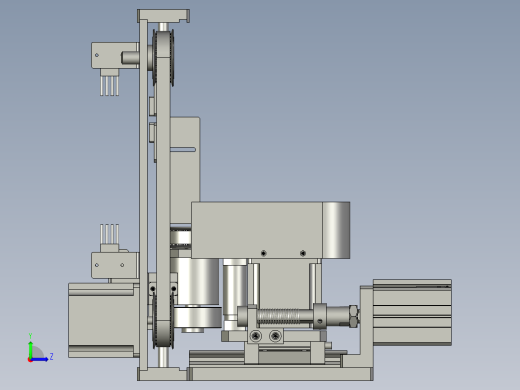 模组载流片组装预焊装置左视缩略图