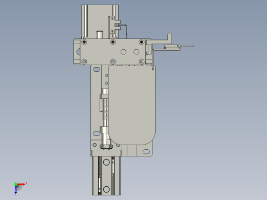 模组载流片组装预焊装置俯视缩略图