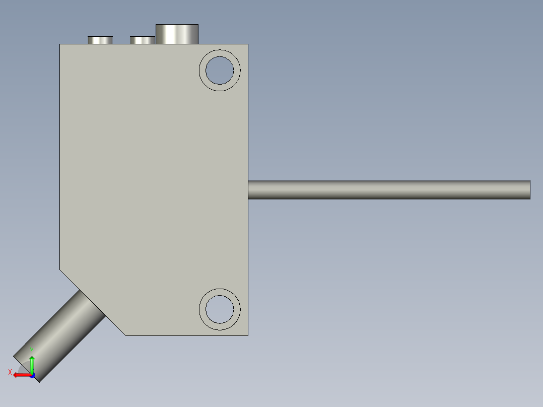 LXYC-BOSSE3Z_T61A2M对射光电-欧姆龙-滚子外观后视图
