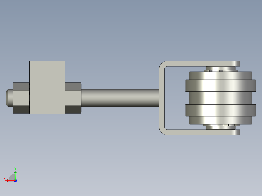 JGS01-C0200张紧机构后视图