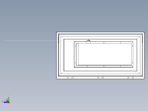 带百叶窗单开门右视缩略图
