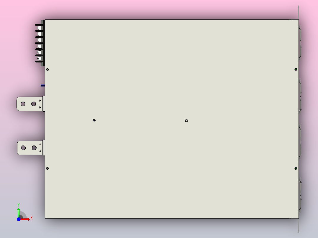 明纬开关电源适配器变压器RST-10000-36前视图