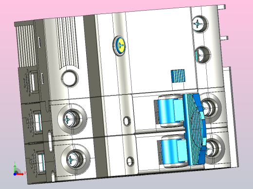 NB7LE-63&amp;2P&amp;剩余电流动作断路器三维模型202307前视缩略图