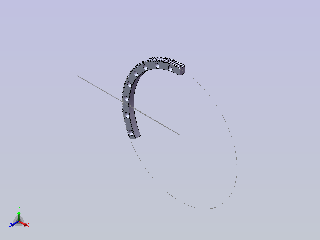 齿轮正等轴测图