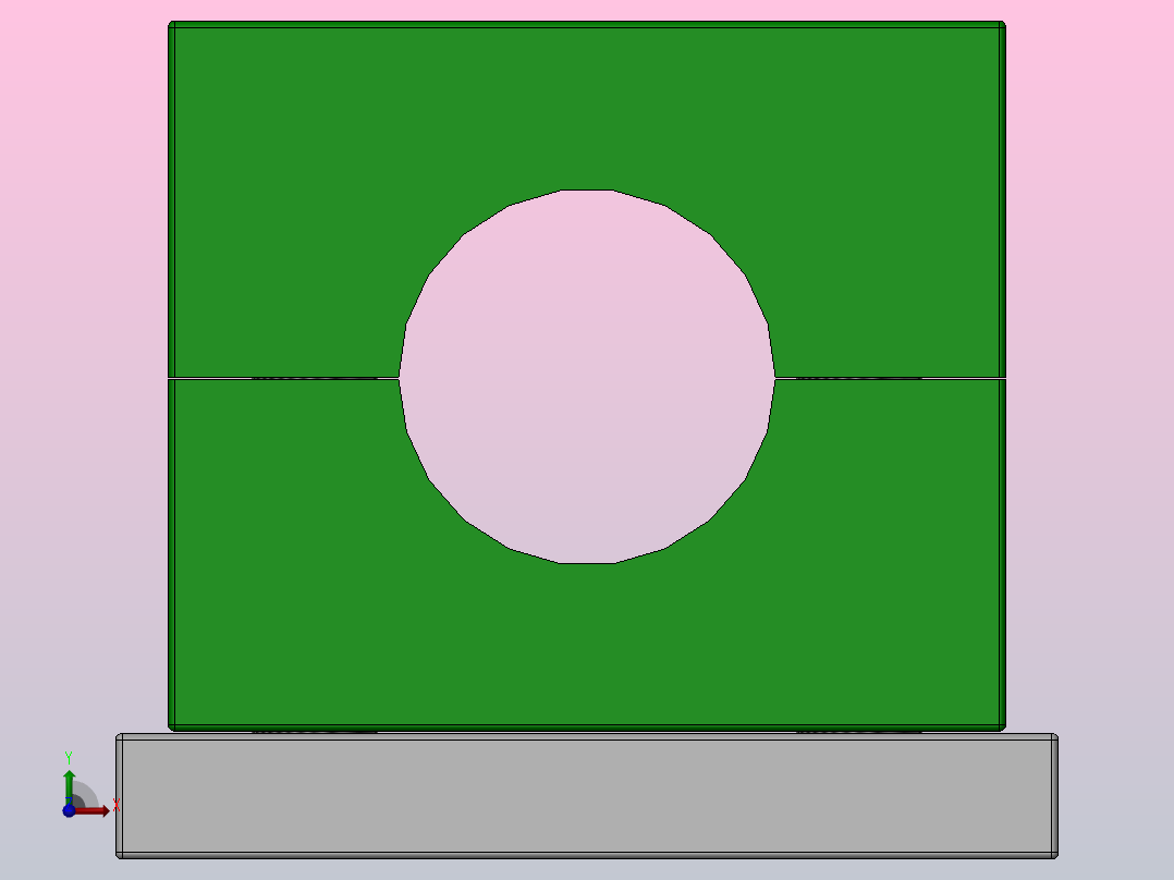 塑料管夹_塑料管夹 A(Ⅱ)18前视图