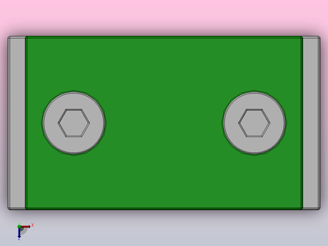 塑料管夹_塑料管夹 A(Ⅱ)18俯视图