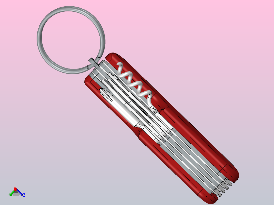 瑞士军刀多功能口袋工具11主视图