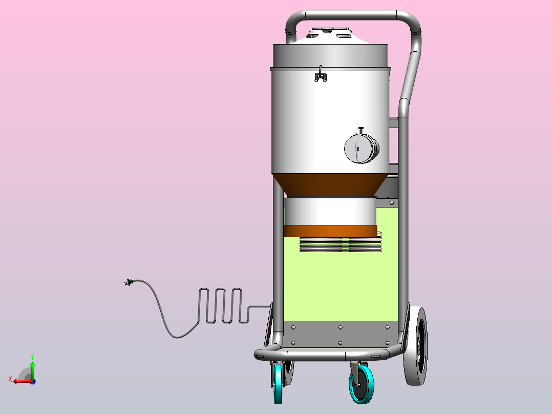 HTCD20吸尘器后视图
